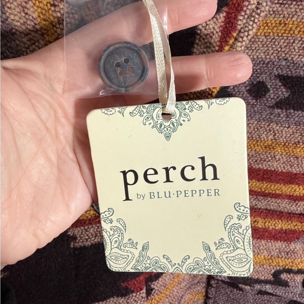 NWT Perch by Blue Pepper Aztec Print Shacket #0014 & #0061 - Picture 7 of 9